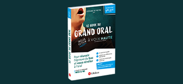 Couverture Guide du Grand Oral, Le Robert